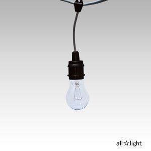 スズデン　ミニタイプスズラン灯　ケーブル長１０ｍ　Ｅ２６防水ソケット１０個（ランプ別売）　MT1-10-10P｜alllight｜03