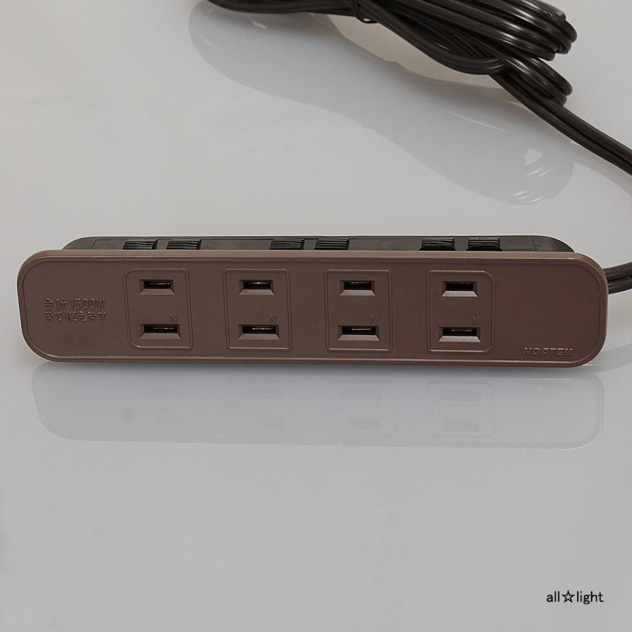 NOATEK（ノアテック） ノア 家具用コンセント(什器用) 4ヶ口コンセント