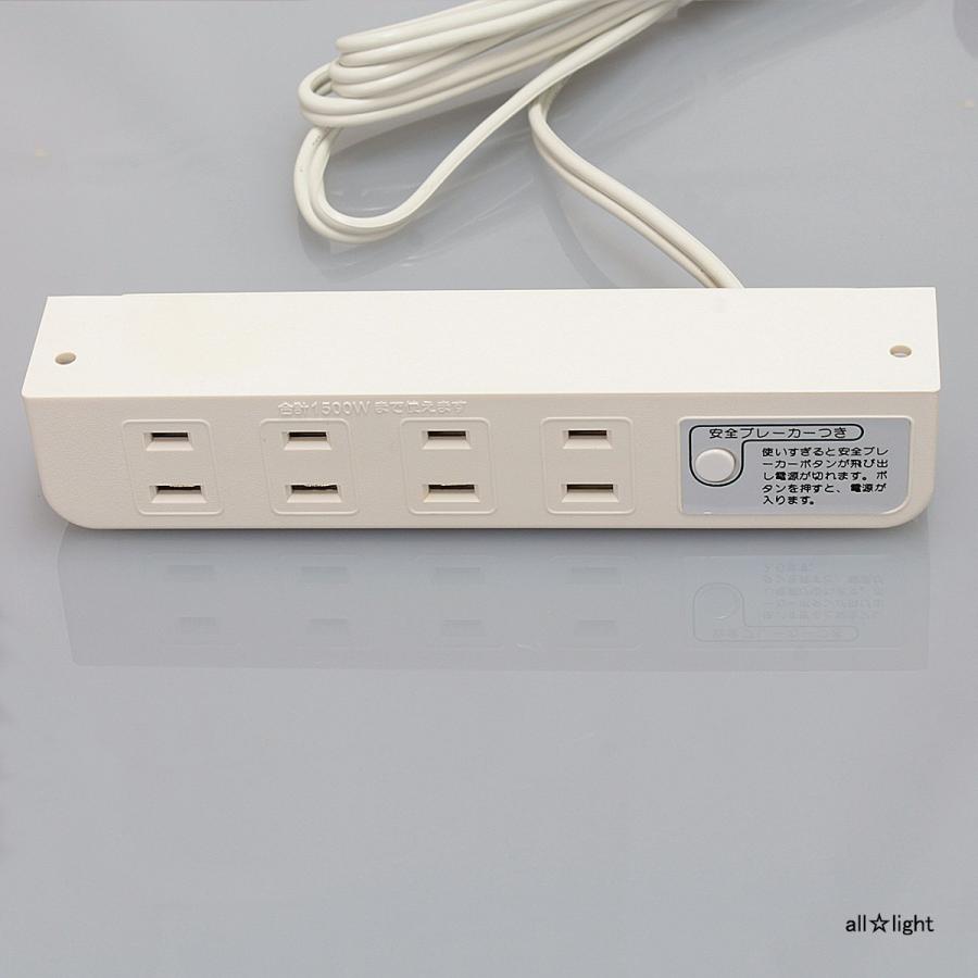 NOATEK（ノアテック） ノア 家具用コンセント(什器用) 4ヶ口コンセント