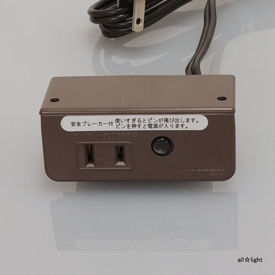 超美品　noah's ark 電源タップ 1500W 3口 NOATEK（ノアテック） ノア 家具用コンセント(什器用) 1ヶ口コンセント