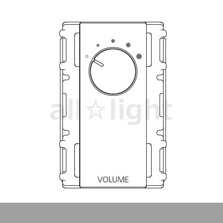 神保電器（JIMBO） NKシリーズ 埋込音量調整器 適合出力容量0.5-60W 
