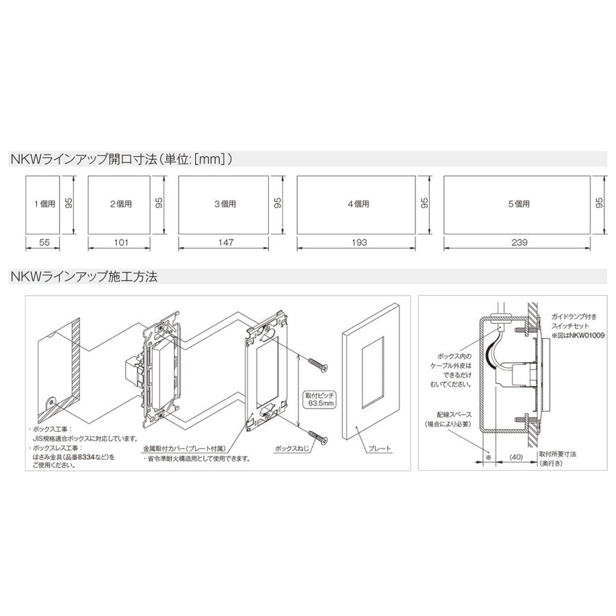 神保電器（JIMBO） NKシリーズ配線器具 シングルコンセント(埋込