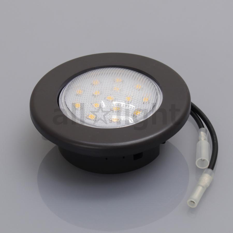 NOATEK ノア 家具用LED照明(什器用) ダウンライト 丸形 茶色