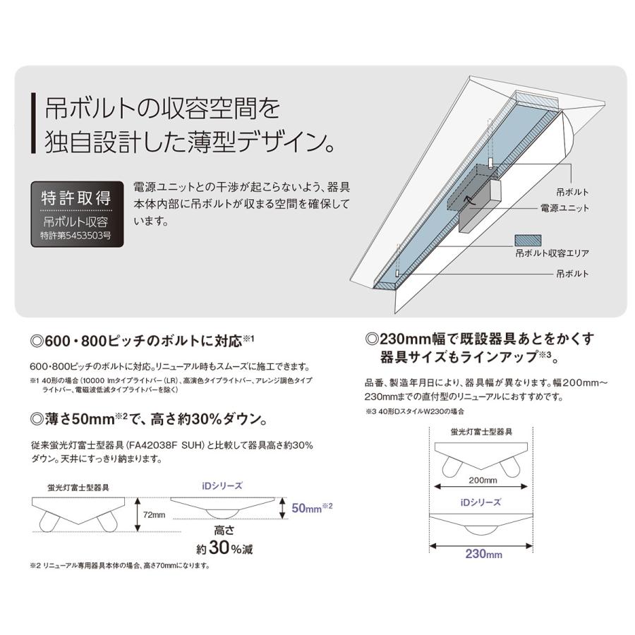 パナソニック LEDベースライト ライトバー40形 アレンジ調色タイプ