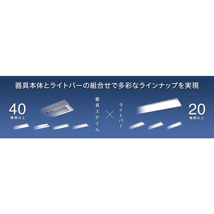 パナソニック LEDベースライト ライトバー40形 一般タイプ5200lmタイプ