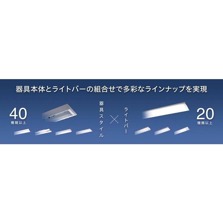 パナソニック LEDベースライト 本体 40形 直付型 iスタイル(トラフ型