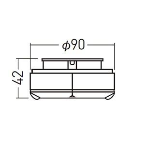 パナソニック LEDソケッタブル 200形 85°拡散 FHT42W器具相当 昼白色(5000K) GH76p-5口金 2050lm Ra70 NNU240105KLE9(LECF/17N-W20-GH50BF)の画像