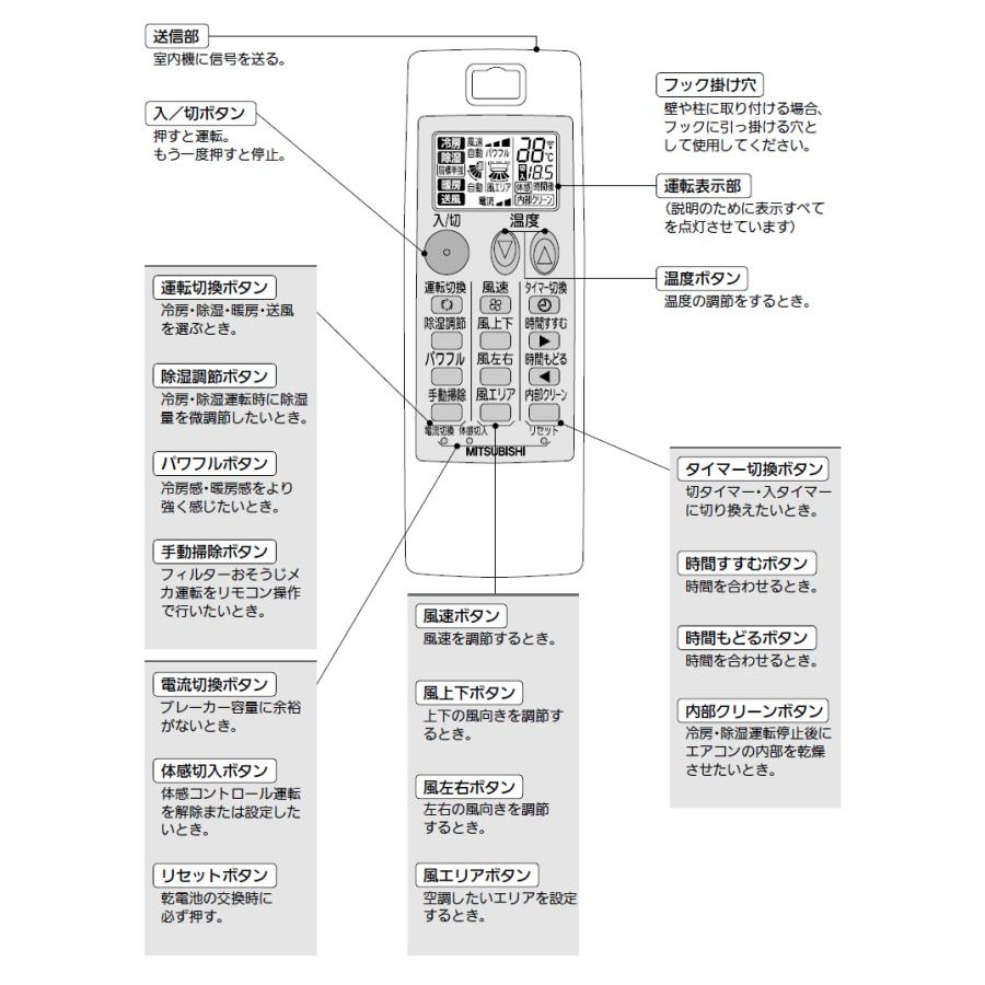 三菱電機（MITSUBISHI ELECTRIC） 三菱 ルームエアコン 霧ヶ峰用