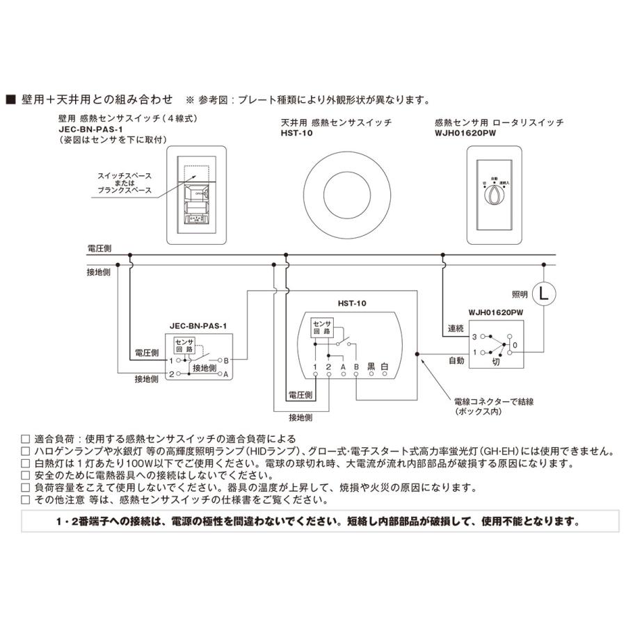神保電器 J・WIDE SLIMシリーズ 感熱センサスイッチ用ロータリ 神保電器 J・WIDE SLIMシリーズ 感熱センサスイッチ用ロータリ