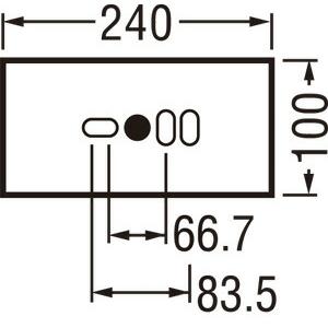ＯＤＥＬＩＣ　ブラケット　直付　電球色　R15高演色LED　LEDランプ付き　OB071189LR_4