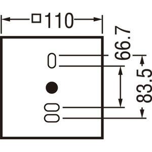ＯＤＥＬＩＣ　ブラケット　白熱灯器具60W相当　電球色　R15高演色LED　LEDランプ付き　アイボリー色　OB255348LR_4