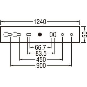 ＯＤＥＬＩＣ　キッチンライト　直付　昼白色　FL40W相当　R15高演色LED　LEDランプ付き　OB555064R｜alllight｜04