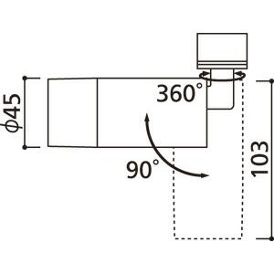 ＯＤＥＬＩＣ　シャンデリア　簡易取付　引掛シーリング　電球色　R15高演色LED　連続調光（調光器別売）　LED一体型　OC257150R_5