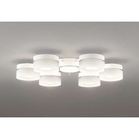 ＯＤＥＬＩＣ　シャンデリア　簡易取付　引掛シーリング　電球色　〜8畳　R15高演色LED　LEDランプ付き　OC257171LR