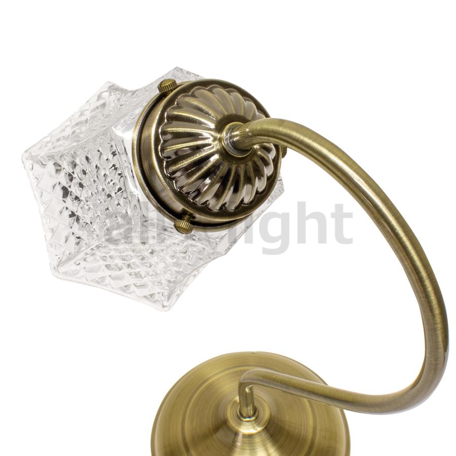 オーブ テーブルランプ アンティーククリア タッチセンサー 3段調光