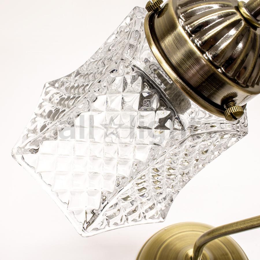 オーブ テーブルランプ アンティーククリア タッチセンサー 3段調光