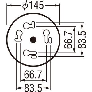 ＯＤＥＬＩＣ　エクステリアライト（シーリングライト） LEDランプ付 白熱灯器具100W相当 直付 電球色 2700K 高演色LED 防雨型 黒（ブラック）　OG254602LR｜alllight｜05