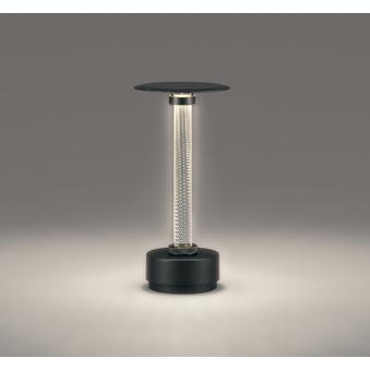 ＯＤＥＬＩＣ テーブルスタンド デスクスタンド タスクライト LED一体型 防雨型バッテリー式 電球色 メタリックブラック OG264087