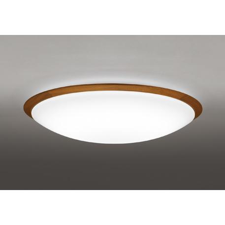 ＯＤＥＬＩＣ　シーリングライト LED一体型 引掛シーリング 電球色-昼光色 R15高演色 壁スイッチ点灯切替 調光・調色 チェリー色 〜14畳 リモコン付　OL251263R1
