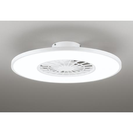 ＯＤＥＬＩＣ　シーリングファン　簡易取付A　電球色〜昼光色　〜8畳　BTFLAT　FAN　BT調光・調色　R15高演色LED　LED一体型　OL291438BR