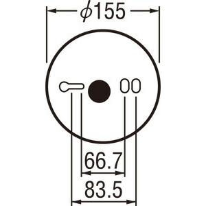 ＯＤＥＬＩＣ　非常灯　高天井用(〜10m)　リモコン別売　OR036109P2　ハロゲン30W相当　LED一体型　昼白色　本体:白色(ホワイト)