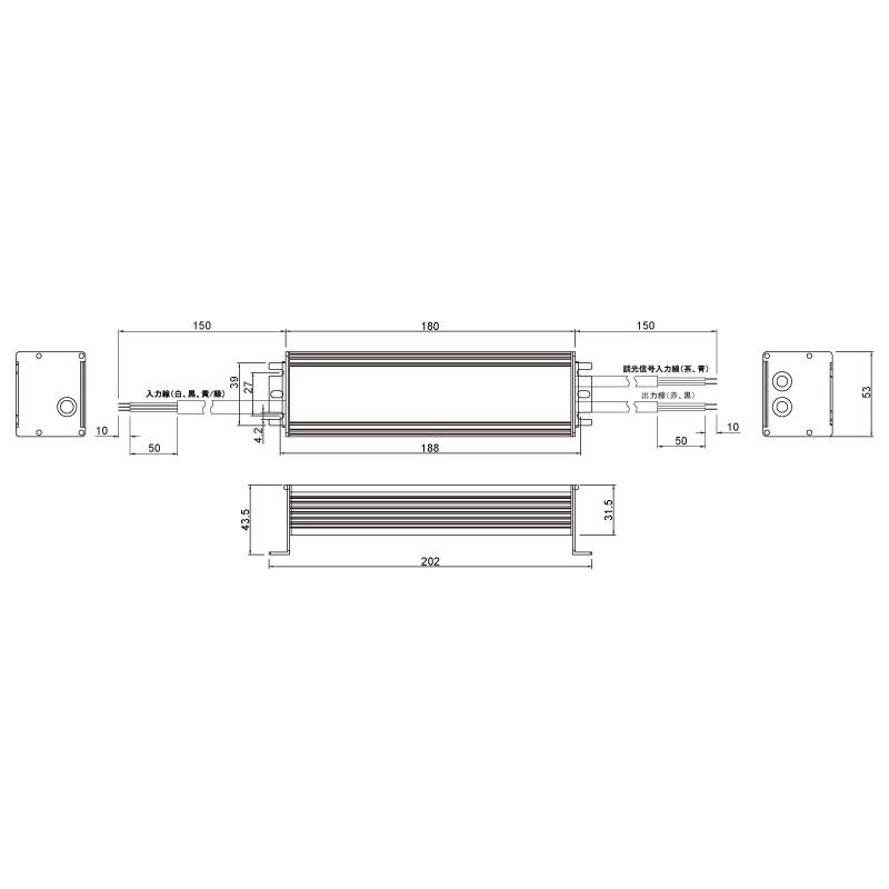 OSRAM LED用電源トランス OPTOTRONIC OTーG3シリーズ DC24V 90W