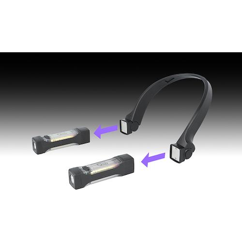 Onez GENTOS Onezシリーズ LEDフラッシュライト 懐中電灯 首掛けタイプ 高輝度白色COB LED IP54 110lm 単3 ...