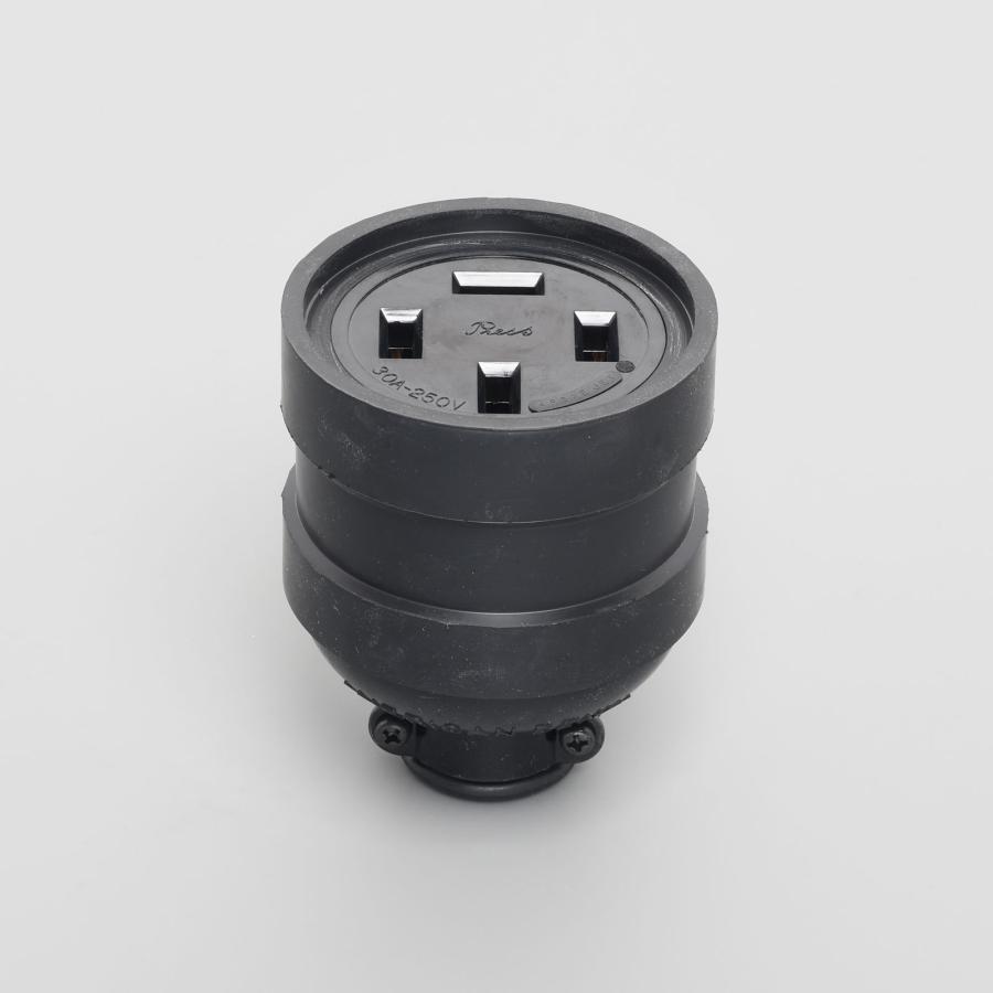 アメリカン電機 アメリカン電機 接地形3P 30A 250V コードコネクタボディ (ゴムカバー) R344 : オールライト Yahoo!店 ...