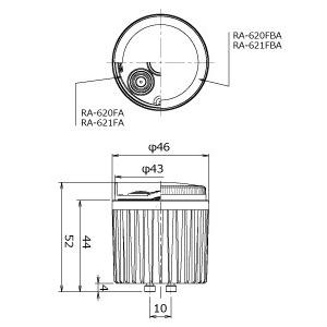 遠藤照明 ENDO LEDZ専用 LEDランプディスク45 超広角配光