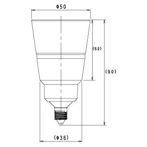 遠藤照明 ENDO LEDZ LAMP LED電球 ハロゲン球形 2700K 電球色 φ50