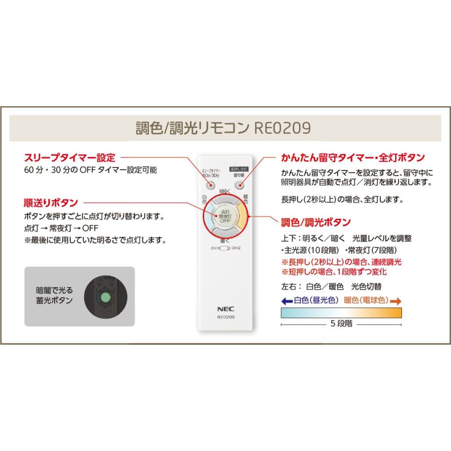 ホタルクス 照明器具用リモコン LEDシーリングライト用 電池別売