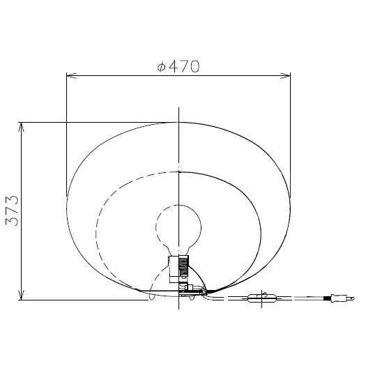 yamagiwa yamagiwa MAYUHANA MA BLACK テーブルスタンド