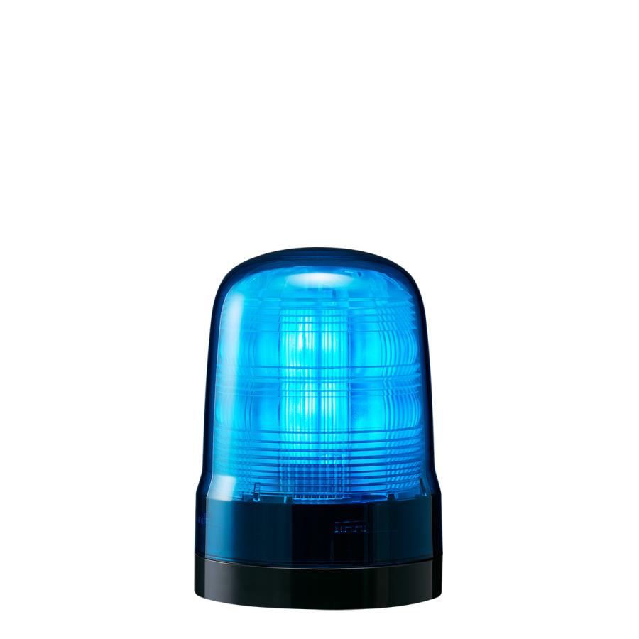 パトライト　LED回転灯(モータレス回転灯) SF DC12〜24V 7.7W φ100mm ブルー(青色) プッシュイン端子台・2点穴取付　 SF10-M1KTN-B ※受注生産品 :SF10M1KTNB-PATLITE:オールライト Yahoo!店 - 通販 - Yahoo!ショッピング