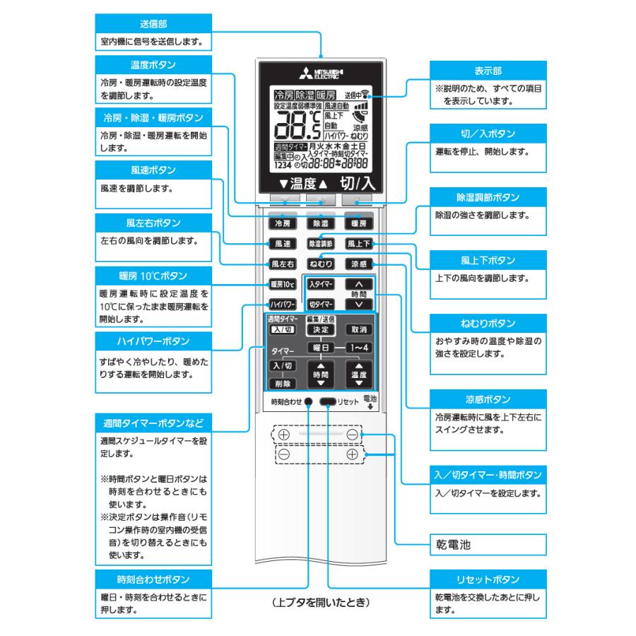 三菱電機（MITSUBISHI ELECTRIC） 三菱 ルームエアコン 霧ヶ峰用