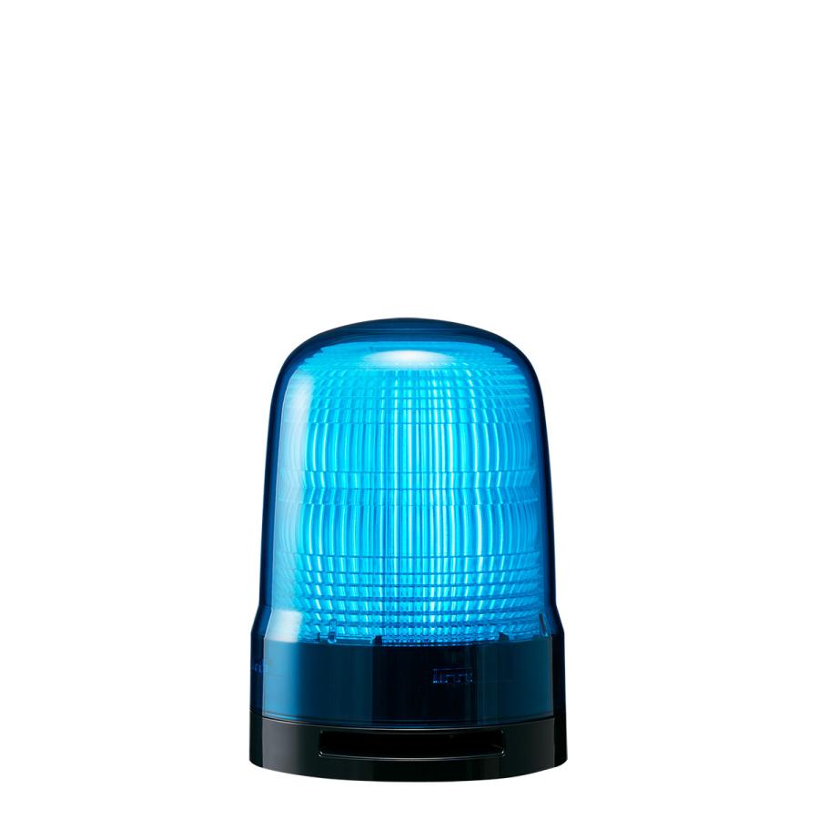 パトライト - LED見せびらかす灯 SL DC12〜24V 3.4W φ100粍 青碧(青碧) プッシュイン端子台・2点穴取り付き 呼びりんあり SL10-M1KTB-B ※受注生み出すこと品 車、バイク、自転車-セーフティー用品