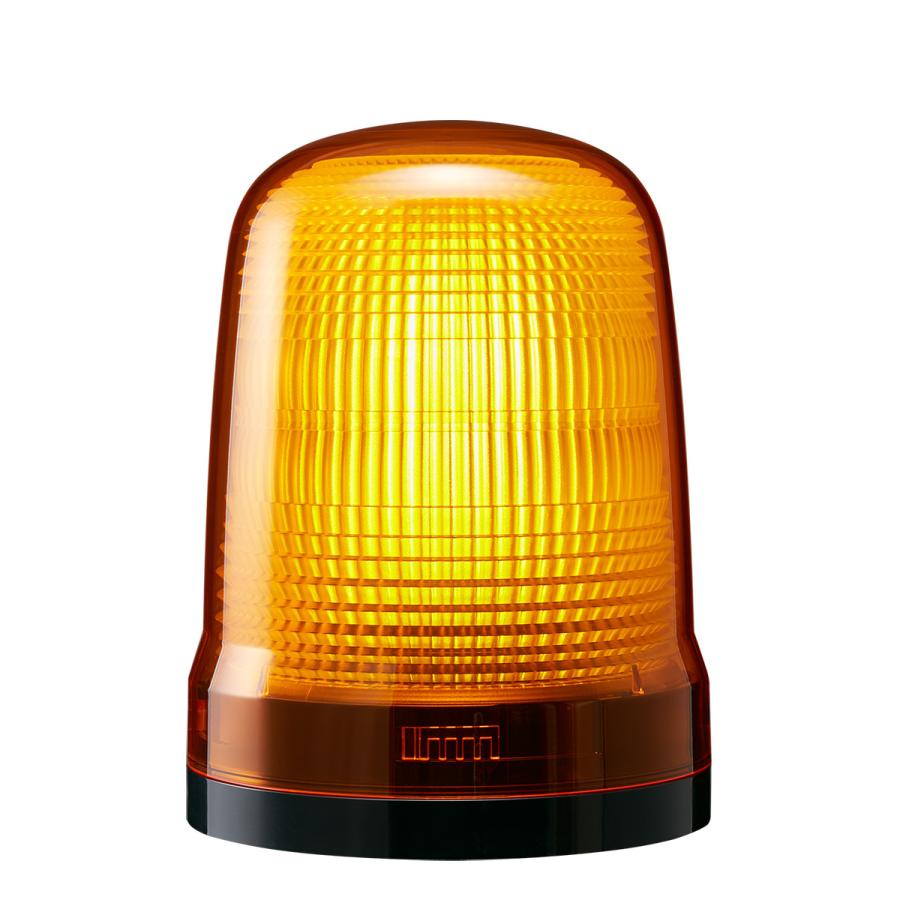 パトライト - LED見せびらかす灯 SL DC12〜24V 4.8W φ150粍 黄色(黄味がかった) プッシュイン端子台・3点穴取り付き SL15-M1KTN-Y ※受注生み出すこと品 車、バイク、自転車-自動車