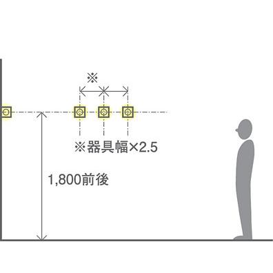 パナソニック 壁直付型 LED(温白色) ブラケット 美ルック・拡散タイプ 調光タイプ(ライコン別売) ホームアーキ 60形電球1灯器具相当 LED内蔵 SLB80550LB1の画像