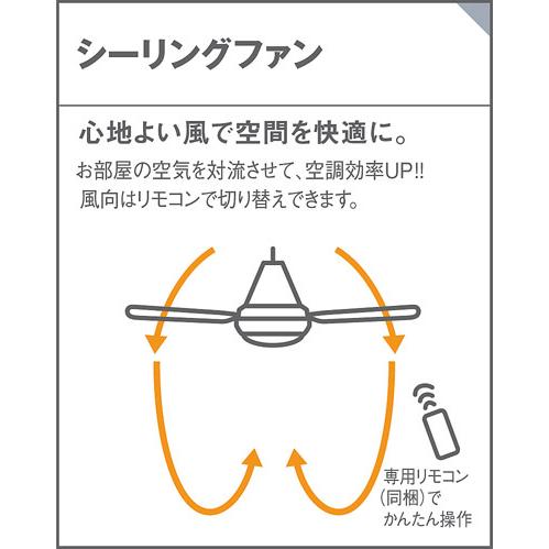 Panasonic（パナソニック） シーリングファン ローゼット取付 AC