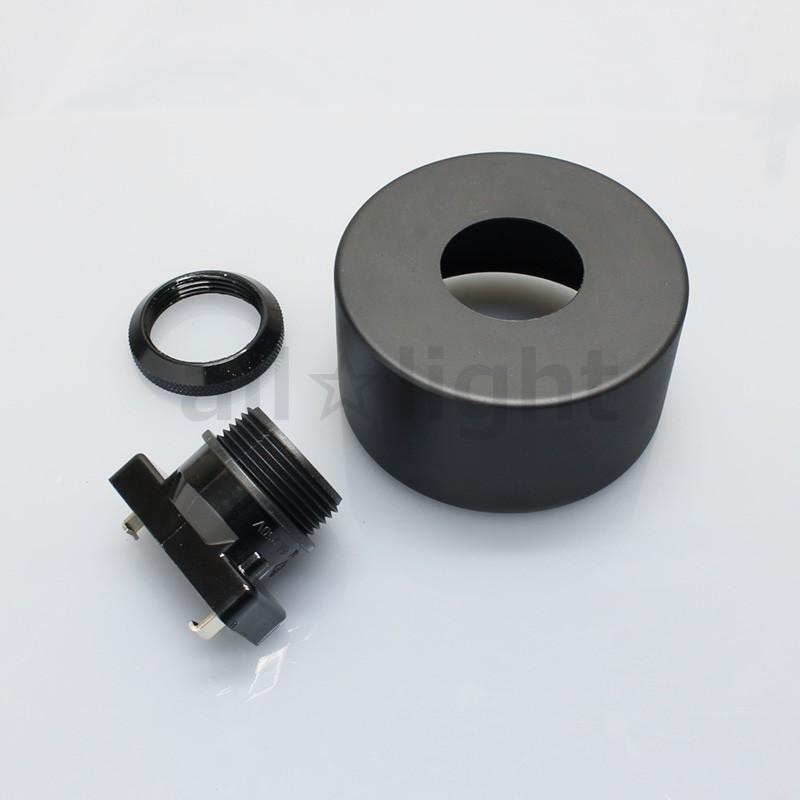 ☆ 引掛シーリングソケット カバー付 E26口金 60Wまで 黒色（ブラック 