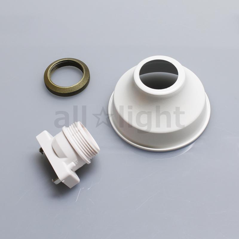 ☆ 引掛シーリングソケット カバー付 E26口金 60Wまで 白色（ホワイト