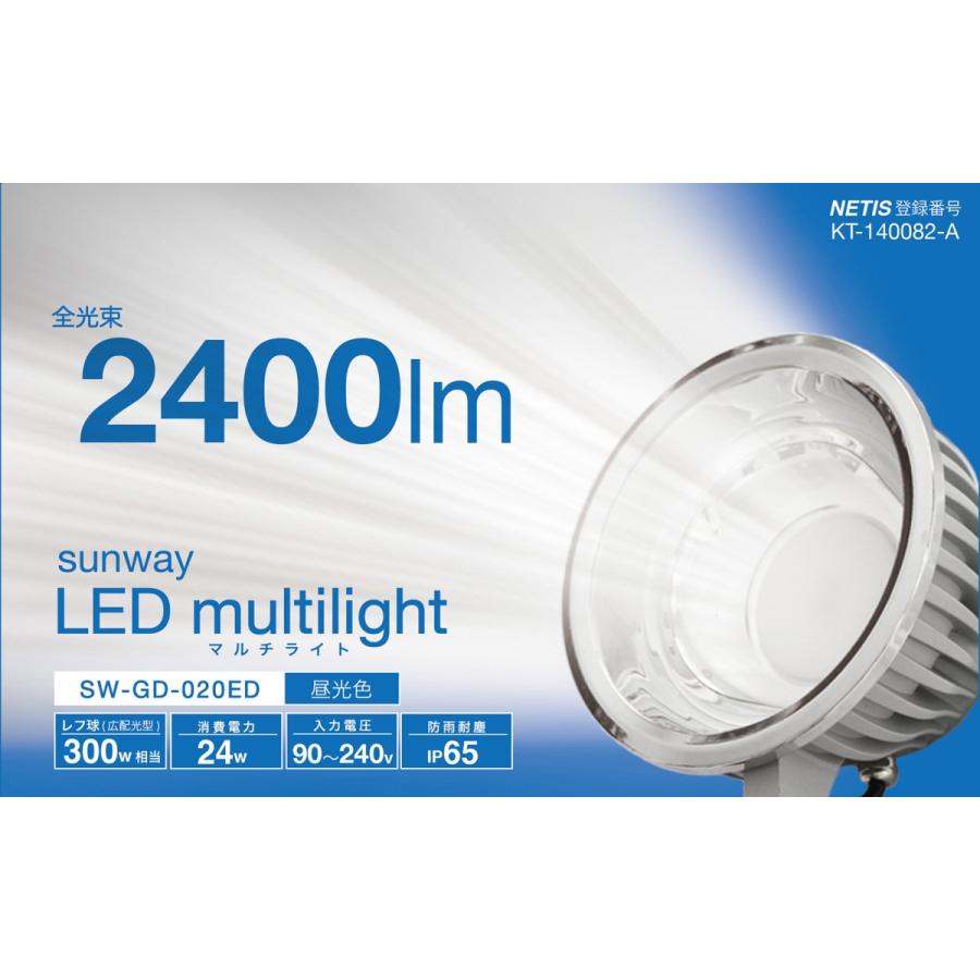 ΦΦSANWAY 投光器 LEDマルチライト LEDマルチライトPro | sunway