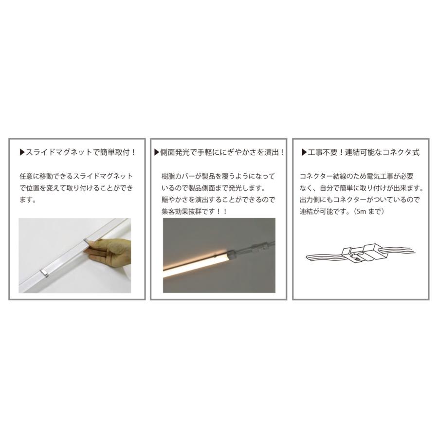 TES LIGHTING LED棚下灯 TRI-932シリーズ 600mmタイプ 両側