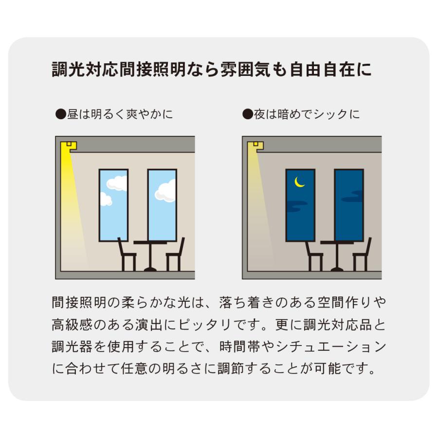 TES LIGHTING 調光対応間接照明 シカクD TRI-943シリーズ