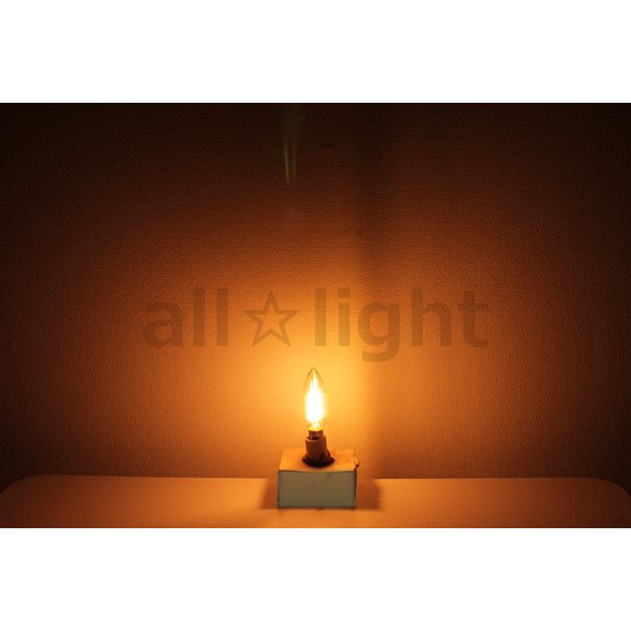 TOZAI LED電球 シャンデリア型フィラメントLED クリアタイプ