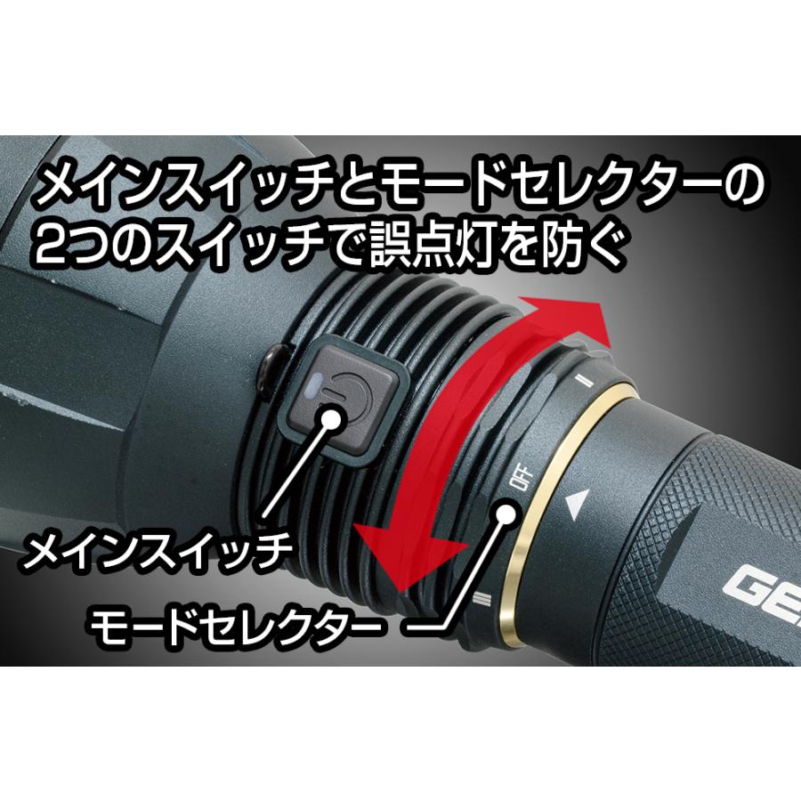 GENTOS（ジェントス） UltiREXシリーズ 高出力LEDライト 白色LED IP67