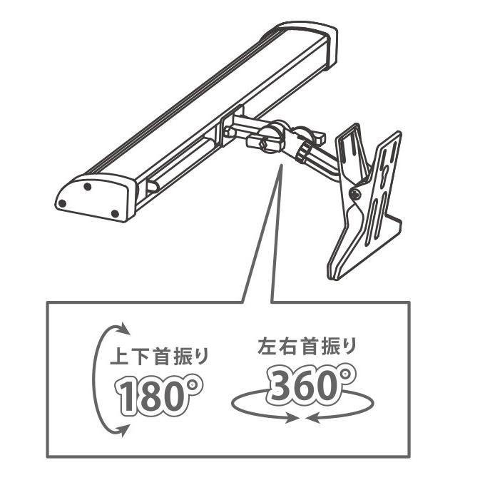 ニッケンハードウェア　VIEWCLIP ビュークリップバー 均一配光 屋外用 バラストレス水銀灯160W相当 ACコンセント 15W 1600lm 昼光色5700K 本体:白　VCB-W5700｜alllight｜04