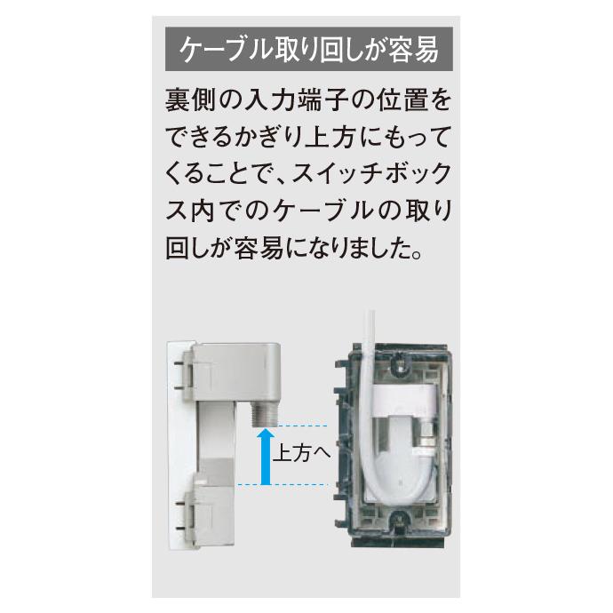 Panasonic（パナソニック） フルカラー配線器具 埋込高シールドテレビ