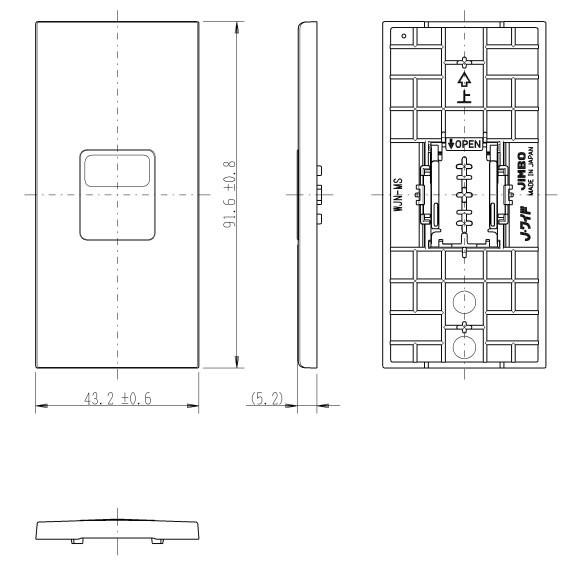 神保電器 J Wideシリーズ 埋込スイッチ操作板 表示なし マーク付 3路 4路用 1コ用 シングル シート 白色 ホワイト ピュアホワイト Wjn Ms Wpw Wjnmswpw Jimbo オールライト Yahoo 店 通販 Yahoo ショッピング