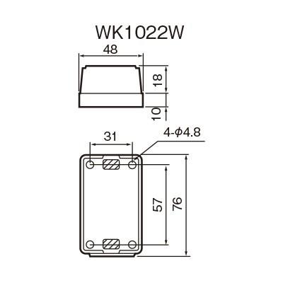露出コンセント 2P トリプルコンセント 10個入り WK1022W-10 WK1022W トリプルコンセント Panasonic(パナソニック) 15A 125V