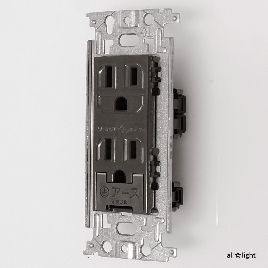 パナソニック フルカラー配線器具 埋込アースターミナル付接地ダブルコンセント 15a 125v グレー Wn1132hk Wn1132hk Panasonic オールライト Yahoo 店 通販 Yahoo ショッピング